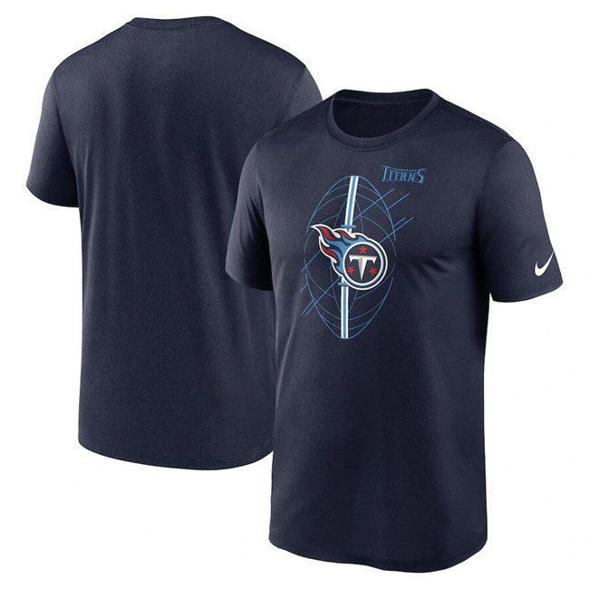 Men's Tennessee Titans Navy Legend Icon Performance T-Shirt